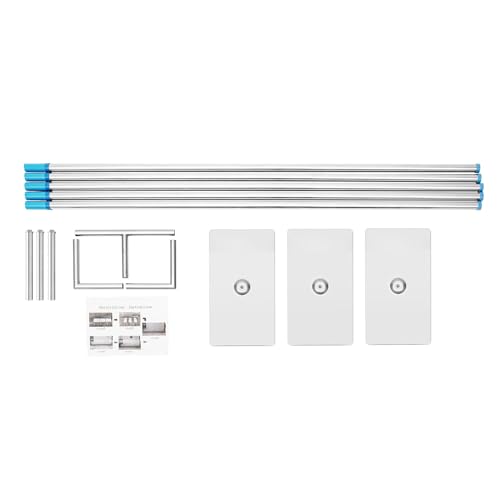 Wedding Backdrop Stand, 19.7 X 9.8ft(L X H) Stainless Steel Adjustable Backdrop Stand with Telescopic Pole, Free Standing Wedding Party Backdrop Stand Pipe Kit, Backdrop Stand for Weddings Parties