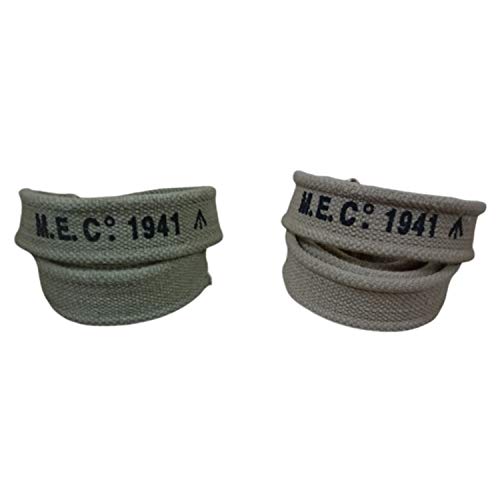British Enfield Web Khaki Sling Marked MEC 1941 (Set of 2 Colors)