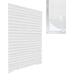 Persianas Luz Y Sombra Cortinas Opacas inalámbricas,Tela filtrante luz Plisada | Filtrado luz, Sombra Ventana, Controluz privacidad, persiana Opaca para el hogar, la Oficina Eastuy