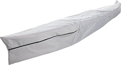 GOODSMANN Boat Cover,Kayak Cover,Canoe Cover,Silvery Gray ,Water Resistant,Weather Protection,Trailerable,9921-0172-33(16' Kayak/Canoe Cover)