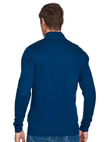 Image of Amazon Brand - Symbol Men's Acrylic High Neck Half Zip Casual Sweater (Available in Plus Sizes)