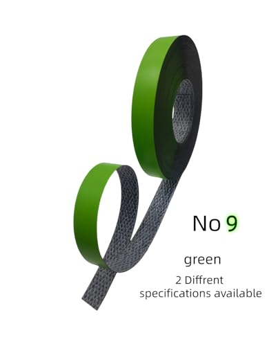 Image of HGKJHFmelamine Edging Tape. 13 /16in*50ft,pre Coated with hot melt Adhesive Flexible Veneer Edge Edging, Used for Cabinet and Furniture Maintenance (No9-green, 13 /16in*50ft)