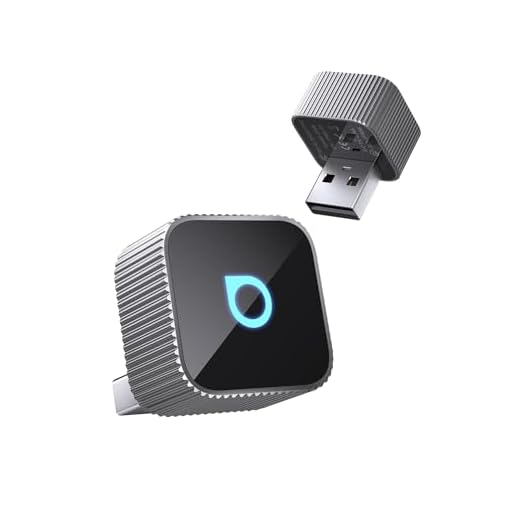 Adaptor CarPlay & Android Auto Nirkabel OTTOCAST MINI 3.0 Slim 2025, Dongle 2-in-1, Beralih dari Mode Kabel ke Nirkabel, Latensi Rendah, Koneksi Cepat di Mobil, MINI Cube Silver