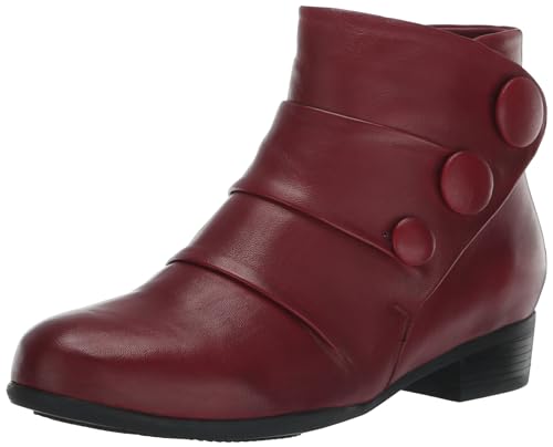 Trotters Women's Boot Platform, Sangria, 7
