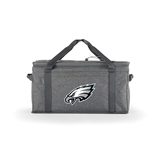 Picnic Time Nfl Philadelphia Eagles 64 Can Collapsible Insulated Cooler, (Heathered Gray) (716-00-105-244-2) #TOP13
