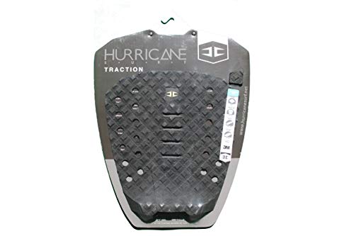 HURRICANE - Almohadilla de agarre para tabla de surf, color negro