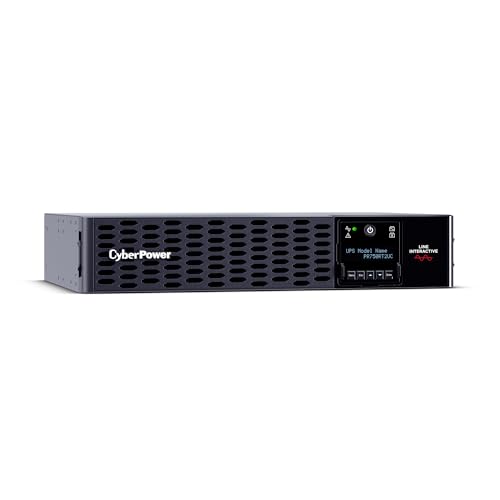 Image of CyberPower PR750RT2UC Smart App Sinewave UPS Battery Backup and Surge Protector, 750VA /750W, 8 Outlets, 2U Rack /Tower, AVR, Built-in Cloud Monitoring, UL Certified