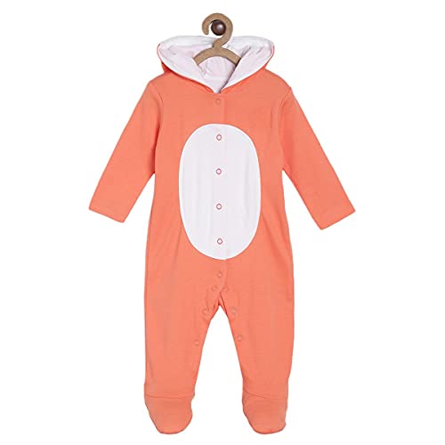 Image of miniklub Baby Girl Sleep Suit Red