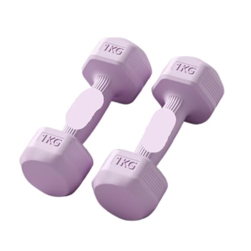 Mancuernas de fitness para mujer, equipo de fitness, para el hogar, yoga, pesas rusas para mujer, pesas rusas de goma para entrenamiento muscular de brazo, mancuernas de goma para hombres