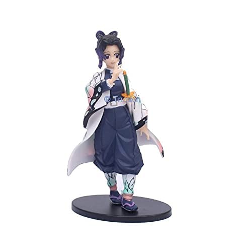 Image of Trunkin Demon Slayer Shinobu Kocho Kimetsu No Yaiba Insect Hashira Action Figure With Stand - Polyvinyl Chloride, 7 cm, 16 Cm