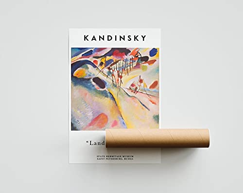 Wasilly Kandinsky Poster - Vassily Kandinsky Centro Pompidou - Abstracte kunst - wanddecoratie - kunstwerken… - Afbeelding 6