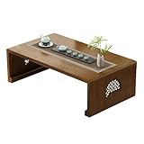 Cette table basse japonaise prend facilement en charge vos articles quotidiens. Sa structure robuste améliore la capacité de charge, tandis que les connecteurs pliables renforcent la stabilité générale. Parfaite pour les espaces de vie modernes, cette table élégante allie fonctionnalité et élégance, ce qui en fait un excellent ajout à votre décoration d'intérieur. Profitez à la fois pratique et esthétique en une seule pièce polyvalente.
