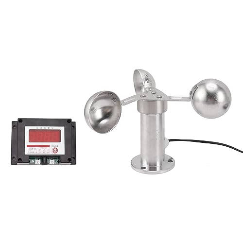 Turmdrehkran-Anemometer-Alarm, Windgeschwindigkeitsmesser, Wetterstation mit 3 Bechern, Großer Messbereich, Langlebig für die Windgeschwindigkeitsmessung in Kraftwerken
