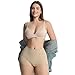 Lu's Chic Women's Elastic Waist Shapewear Shorts Butt Lifting Body Shaper Breathable Fashion Thin Slim Spandex Shaper Nude Large