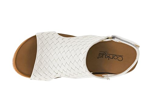 Image of Corkys Footwear Womens Carley Wedges, Featuring Corkys EVA Foam Cushioned Insoles, A 2.5 Inch Heel, Lightweight For All Day Wear, And Hook And Loop Closure