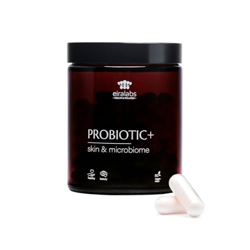 Probióticos con 9 Cepas Activas para Flora Intestinal y Bienestar Digestivo + Suplemento Avanzado para Microbiota Intestinal Saludable con Tecnología Probioact y Zinc Orgánico | EIRALABS