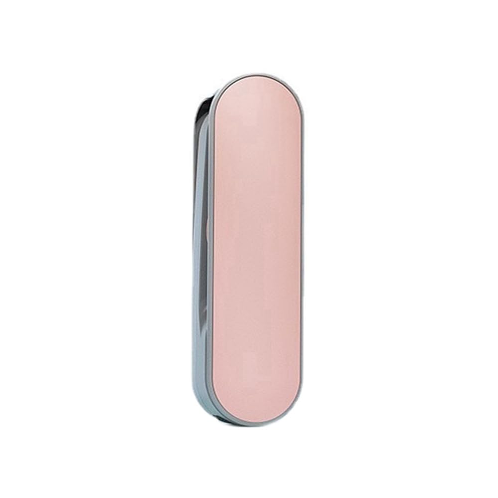 CTRLZS Portable Handheld Fan Mini Silent Usb Charging Desktop Folding Fan Small and Simple Fan (Pink)