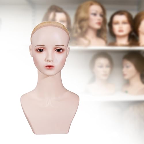 Cabeza de maniquí realista: el complemento de maquillaje profesional ideal para pelucas 7