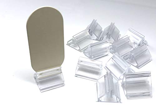 Clear Game Card Stands 3/4" X 3/4" (Set Of 20) Board Game Pieces Hedral Games #TOP1