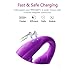 2 Pack - Universal Magnetic Charging Cable, USB-C Fast Charging Charger with Adjustable charging port for Massagers, Vibrator, Rose & Other Rechargeable Toys and all Magnetic Charging Devices (USB-C)