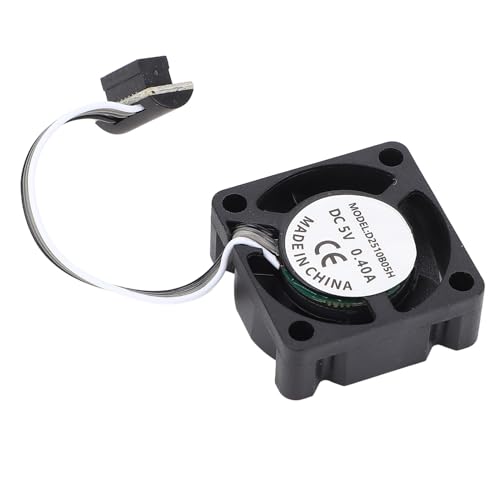 ZAWELIYO 2510 5V PWM Hotend Cooling Fan 18000 RPM for P1P P1S 3D Printer Parts Double Ball Bearing Quiet High Airflow 3.
