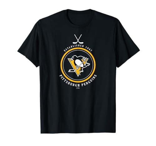 Pittsburgh Penguins Est 1967 Black Officially Licensed T-Shirt
