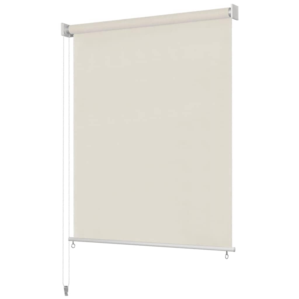 Tenda a rullo per esterni, verticale, per balcone, 160 x 230 cm, color crema