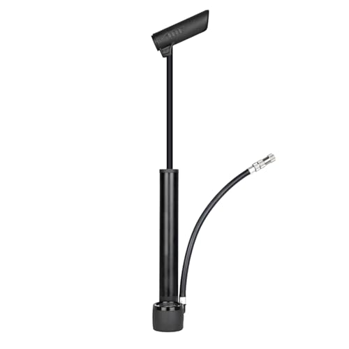 doorslay doorslay Bomba Bicicleta con 120 PSI Manómetro, Bomba de Suelo portátil para Bicicleta con válvula Presta y Schrader para Motocicleta Deportivas Globos Anillos de natación, etc. (32*4*3cm)