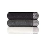 SONGWOL 3 Piece Premium Cotton Towel Set, 16 X 31 Inch, 100% Combed Cotton Towels for Home, Bathroom, Gym, Spa, Maximum Softness, Quick Dry and High Absorbency, Made in Korea (470 GSM)
