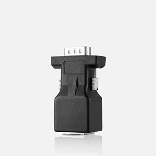 Mobestech 2 Pcs Cabeça Extensor VGA Adaptador Conversor Extensor VGA RJ45 Cabo Amplificador de Exten