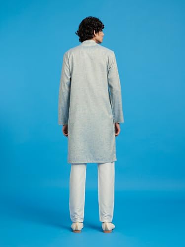 Image of DIWAS BY MANYAVAR Men's Viscose Blend Printed Regular Fit Casual Kurta (1pc)