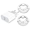 Cargador Carga Rapida for iPhone - 25W USB C Enchufe for iPhone 16/16 Plus/16 Pro/16 Pro Max/15/14/13/12 SE Mini X XS XR, USBC Spina Rápido con 2 * 2M Cable Charger Gakaogue
