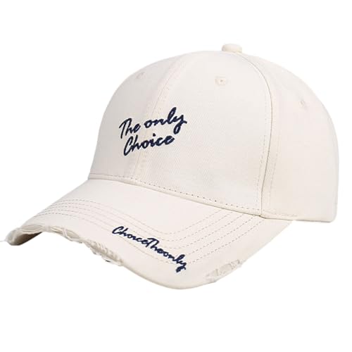 Gorra Snapbacks de algodón con Correa Ajustable Gorra de béisbol para protección Solar Correr Conducir y Usar en la Calle Deportes Aire Libre