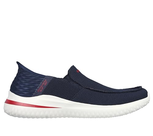 Skechers Mocasines Delson 3.0 Chadwick para Hombre, Tejido Azul Marino., 42 EU - imagen 3