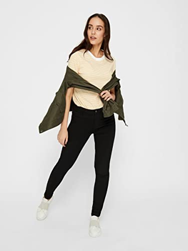 PIECES Pchighfive Soft Skn Jeans Blk TB/Noos