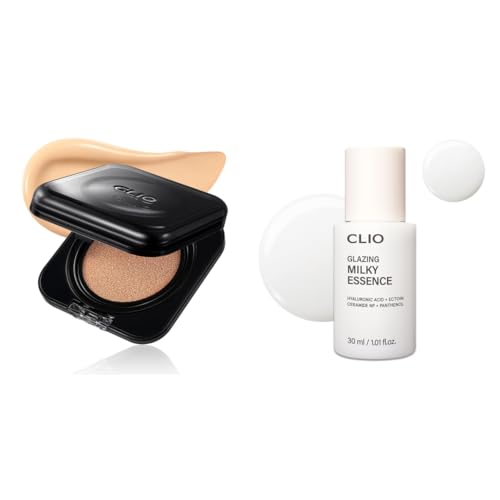 Image of CLIO [Bundle] Glazing Milky Essence Mini + Kill Cover Founwear Cushion Foundation 23N
