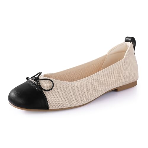Ankis Ballet Flats Shoes for Women, Round Toe Casual Comfortable Flats for Women Dressy and Daily Work