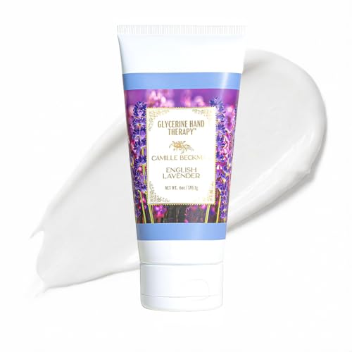 Camille Beckman Glycerine Hand Therapy Cream, English Lavender, 6 oz