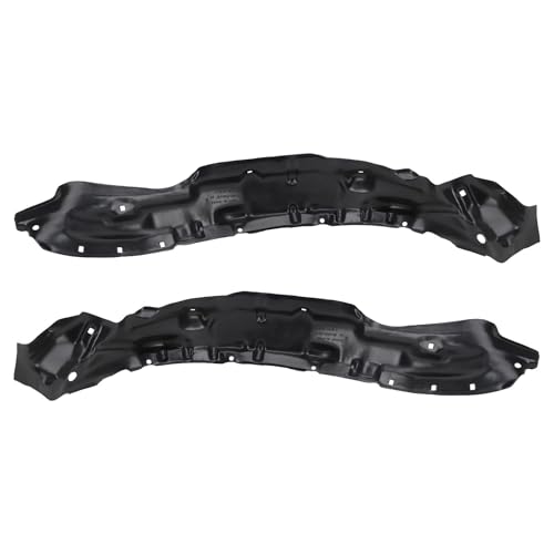 Image of TRQ Front Driver and Passenger Side Inner Fender Liner Set Compatible with 2001-2004 Toyota Tacoma
