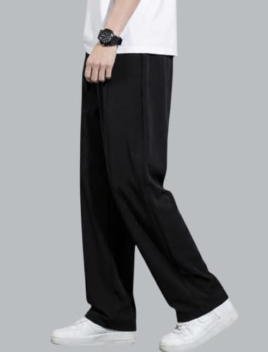 Image of Paralians Men's Loose Fit Track Pants for Men Comfortable Workout Joggers Stylish Casual Sports Trouser Pants for Gym Running