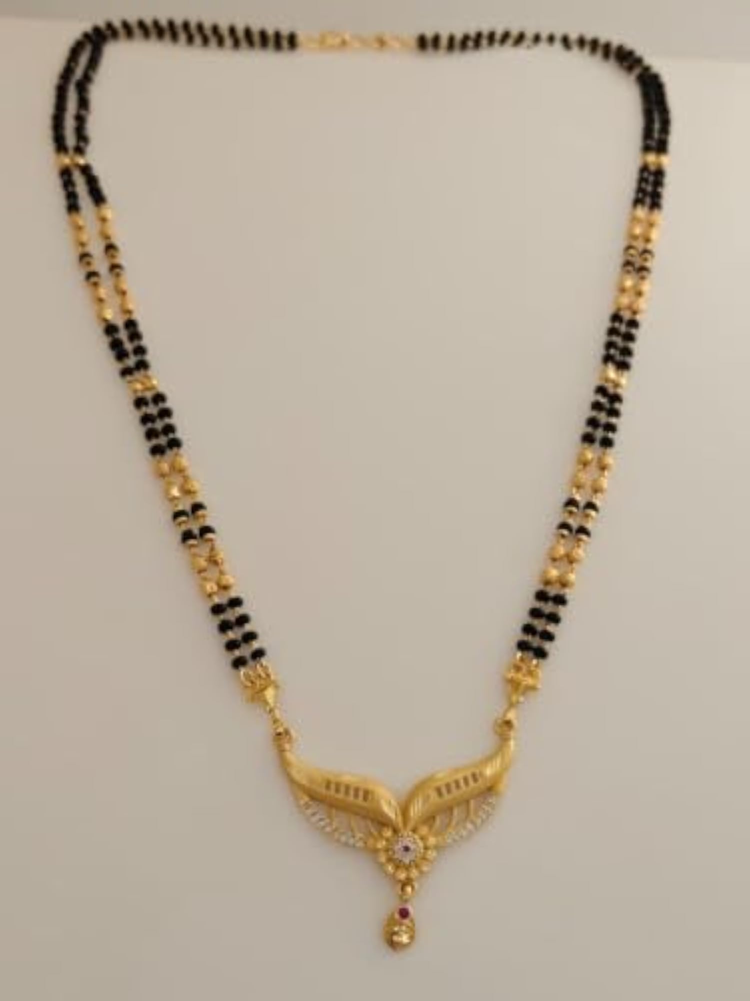 Women's Trendy 3 Line Gold Plated Mangalsutra