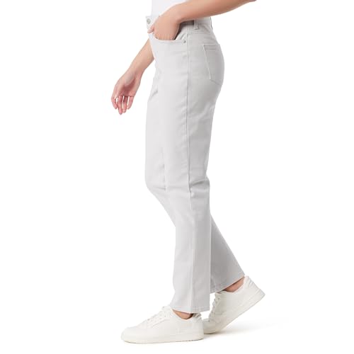 Gloria Vanderbilt Women's Amanda Classic High Rise Tapered Jean Standard, Warm Grey2
