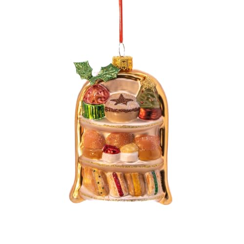 Sass & Belle Afternoon Tea Shaped Christmas Tree Bauble
