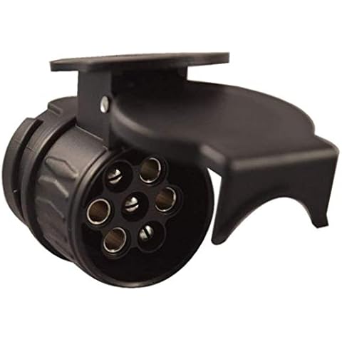 Waterproof 13 Pin to 7 Pin Towing Adaptor, Caravan Truck Tow Bar Trailer Plug AdapterSocket Converter Connector Cover