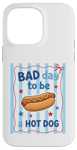 Bad Day To Be A Hot Dog �ʔ����H�ו� ���[���A �X�}�z�P�[�X iPhone 14 Pro Max �p