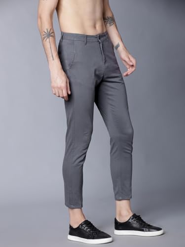 Image of Highlander Men's Tapered Fit Cargo Trousers| Stylish & Comfortable for Casual, Travel & Active Wear | Trouser for Men