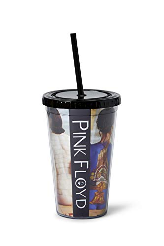 Pink Floyd Back Catalogue gobelet avec paille Just Funky 473ml