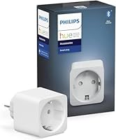 Philips Hue Smart Plug, smarte Steckdose, kompatibel mit Amazon Alexa (Echo, Echo Dot), Weiß