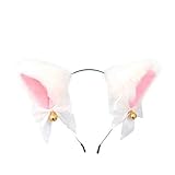 Bizeps Band Football Katze Zubehör Mädchen Kopfbedeckung Cosplay Mädchen Party für Cam Prop Ohren pelziges Zubehör Stirnband Pink