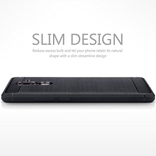 Image of Hybrid Carbon Fiber Back Case for Nokia 7 Plus (Black)